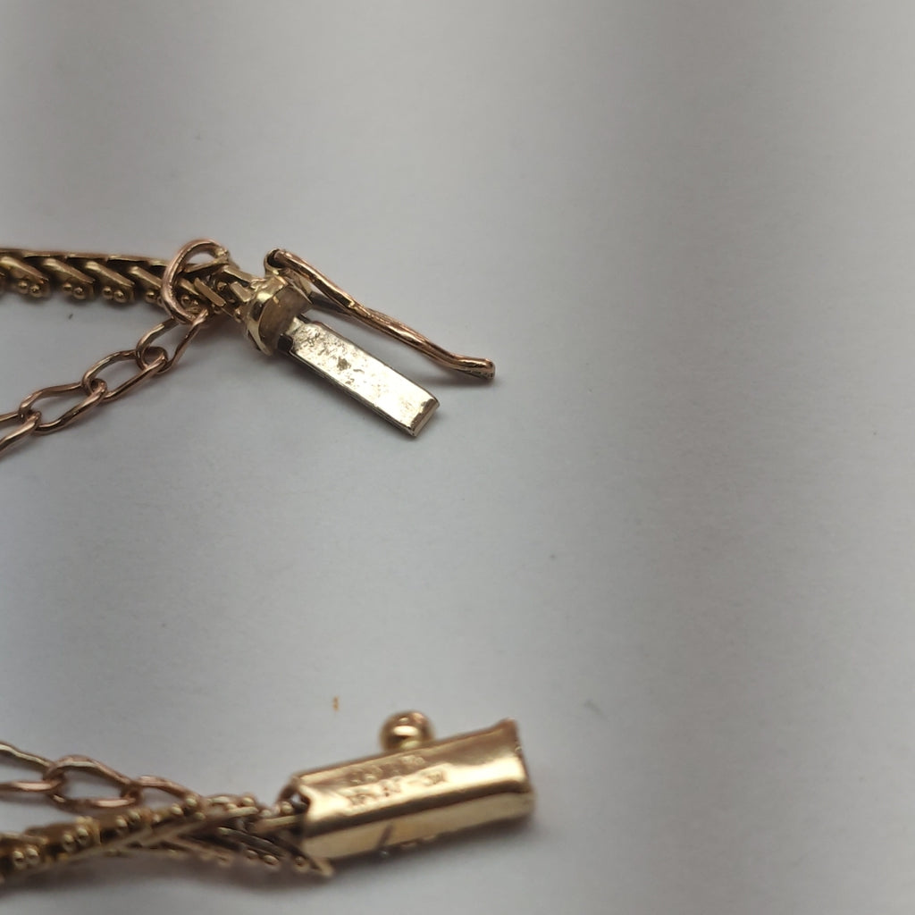 PULSERA ORO,ORO COMBINADO 14 K 6,90 GRMS (SEMINUEVO)
