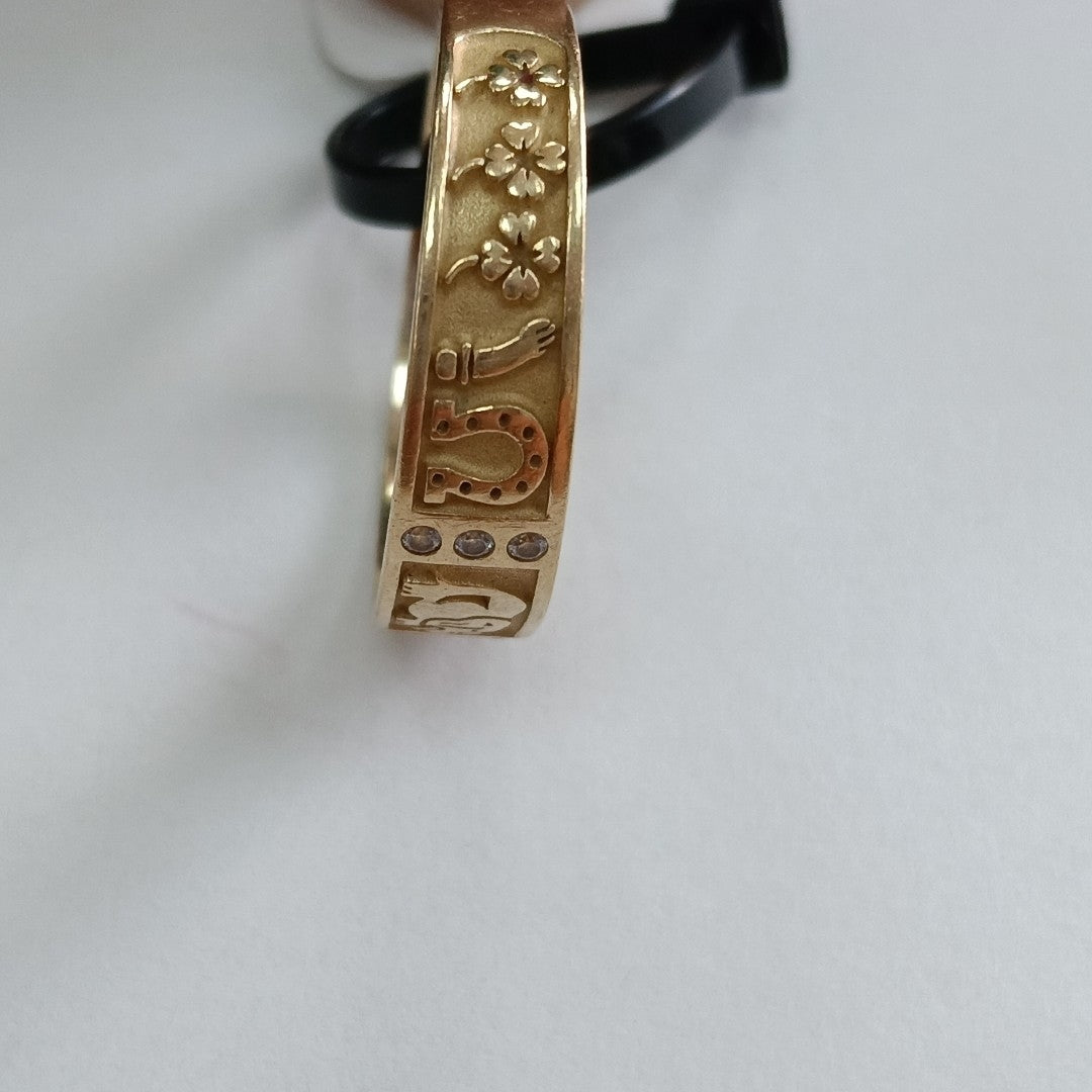 ANILLO ORO 10 K 3 GRMS (SEMINUEVO)