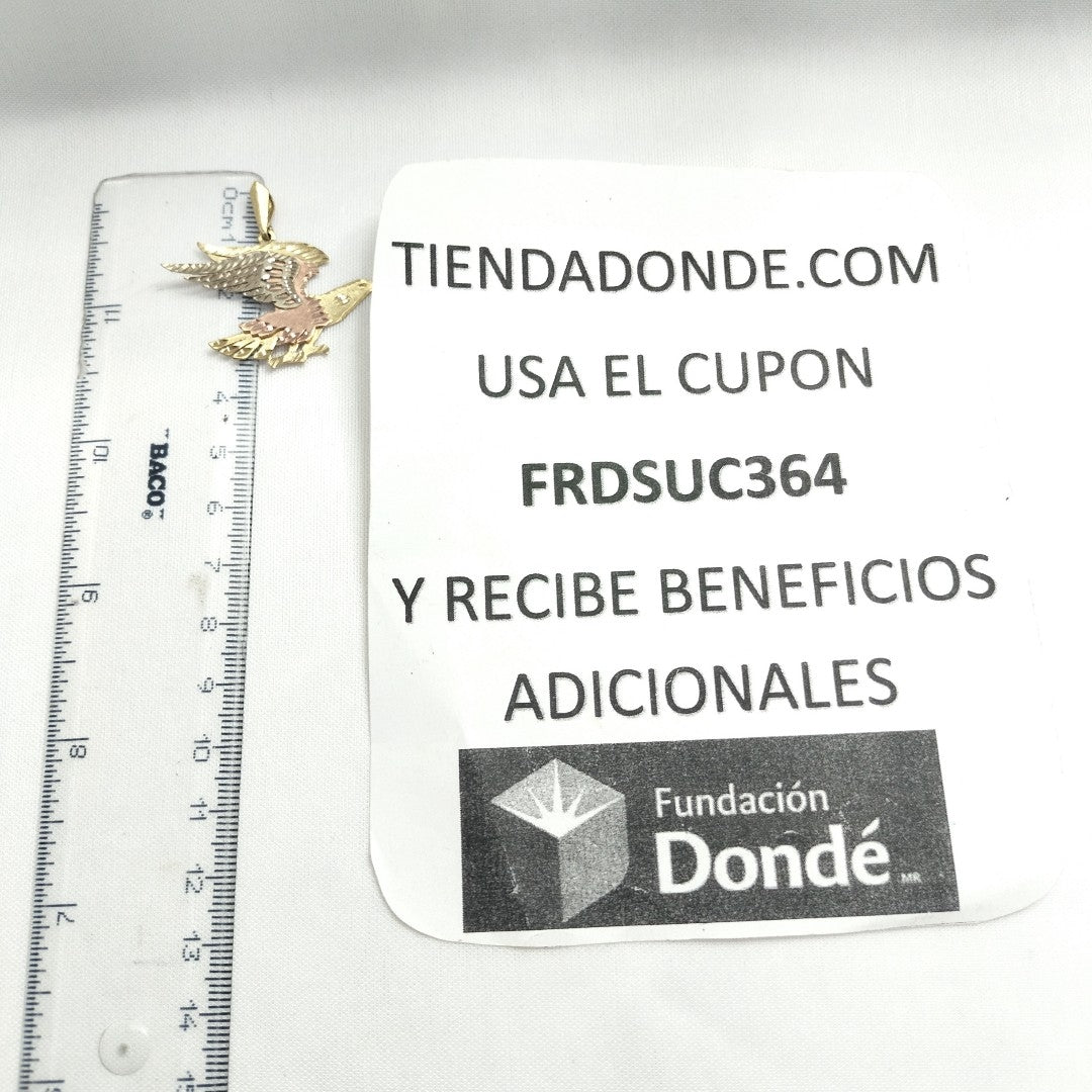 DIJE ORO COMBINADO 14 K 3,60 GRMS (SEMINUEVO)