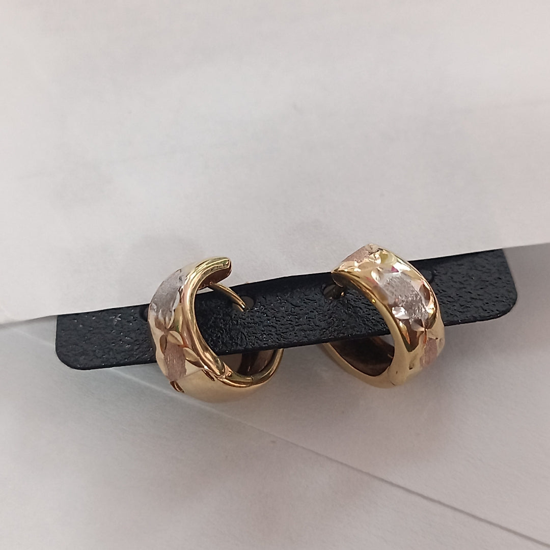 ARRACADAS PAR ORO 14 K 1.4 GRMS (SEMINUEVO)