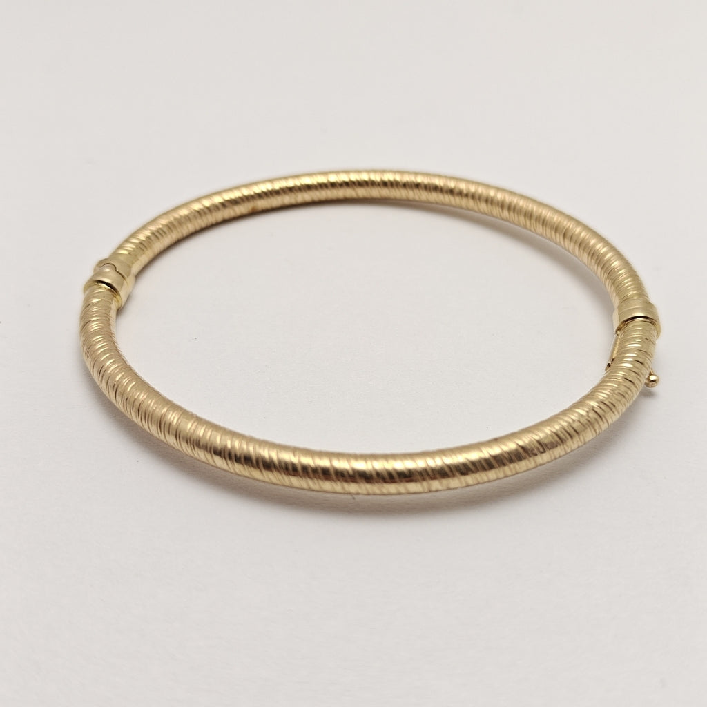 PULSERA RIGIDA ORO 14 K 7,20 GRMS (SEMINUEVO)