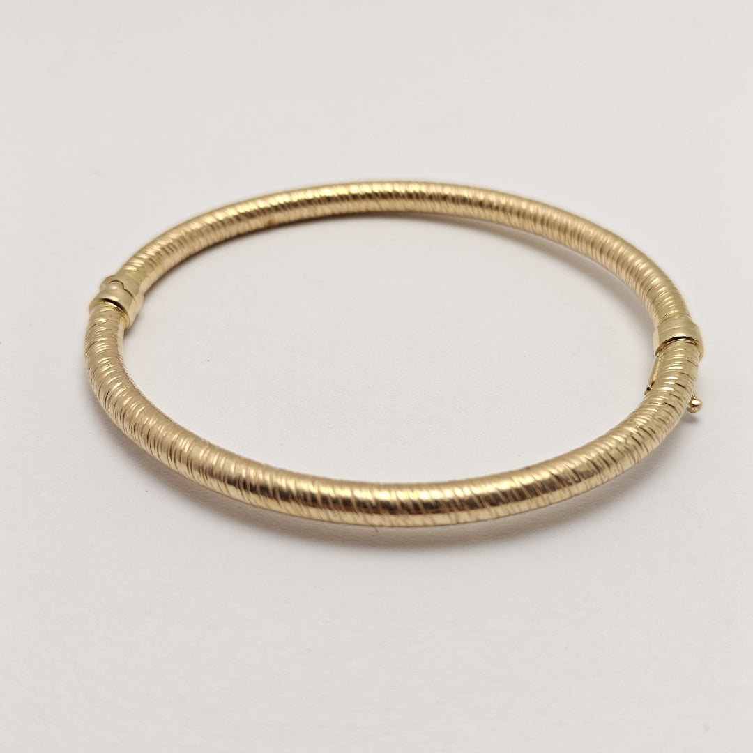PULSERA RIGIDA ORO 14 K 7,20 GRMS (SEMINUEVO)