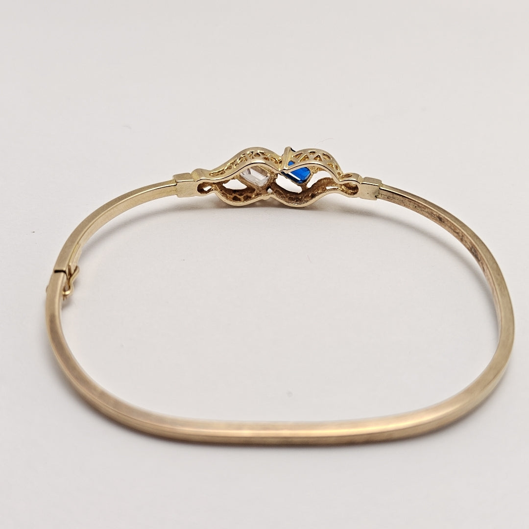 PULSERA RIGIDA ORO 14 K 7,10 GRMS (SEMINUEVO)