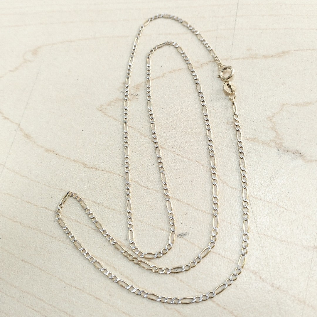 CADENA ORO, RODIADO 14 K 2.1 GRMS (SEMINUEVO)