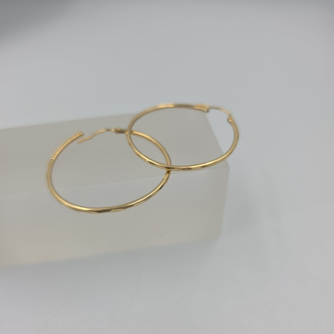 ARRACADAS PAR ORO 14 K 2 GRMS (SEMINUEVO)