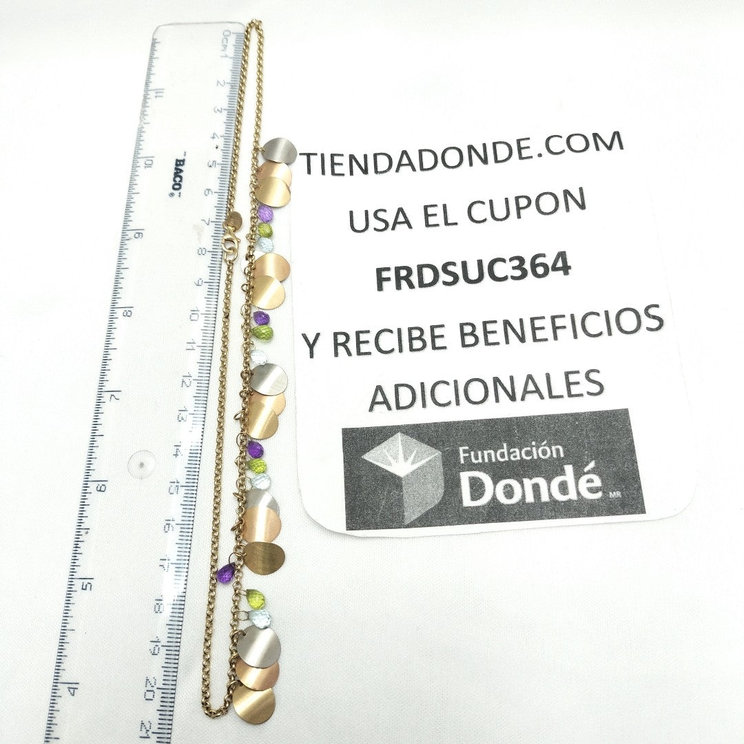 GARGANTILLA ORO,ORO COMBINADO 10 K 8,70 GRMS (SEMINUEVO)