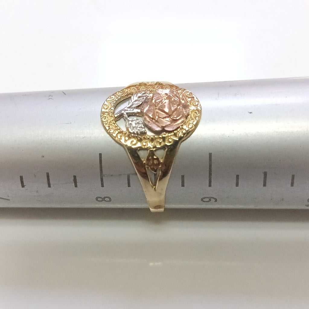 ANILLITO ORO COMBINADO 14 K 1,20 GRMS (SEMINUEVO)