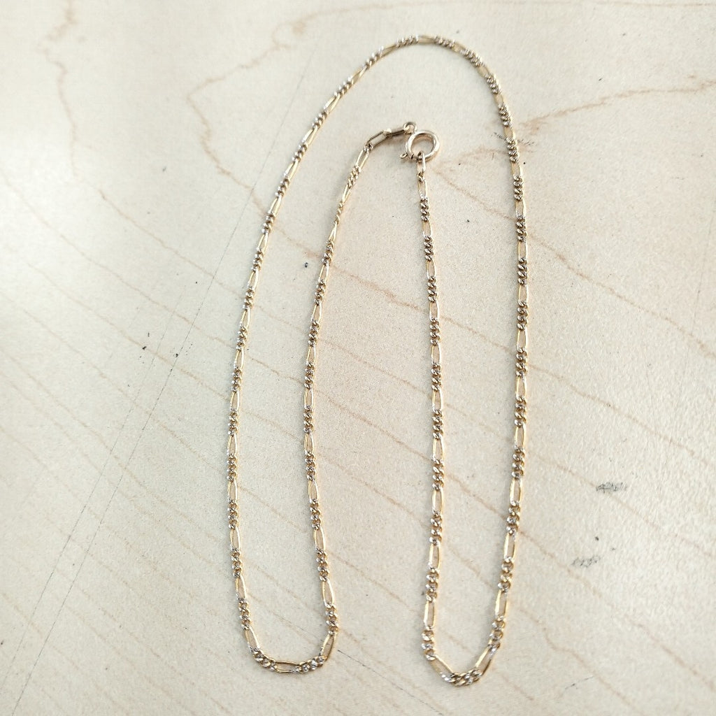 CADENA ORO, RODIADO 14 K 2.1 GRMS (SEMINUEVO)