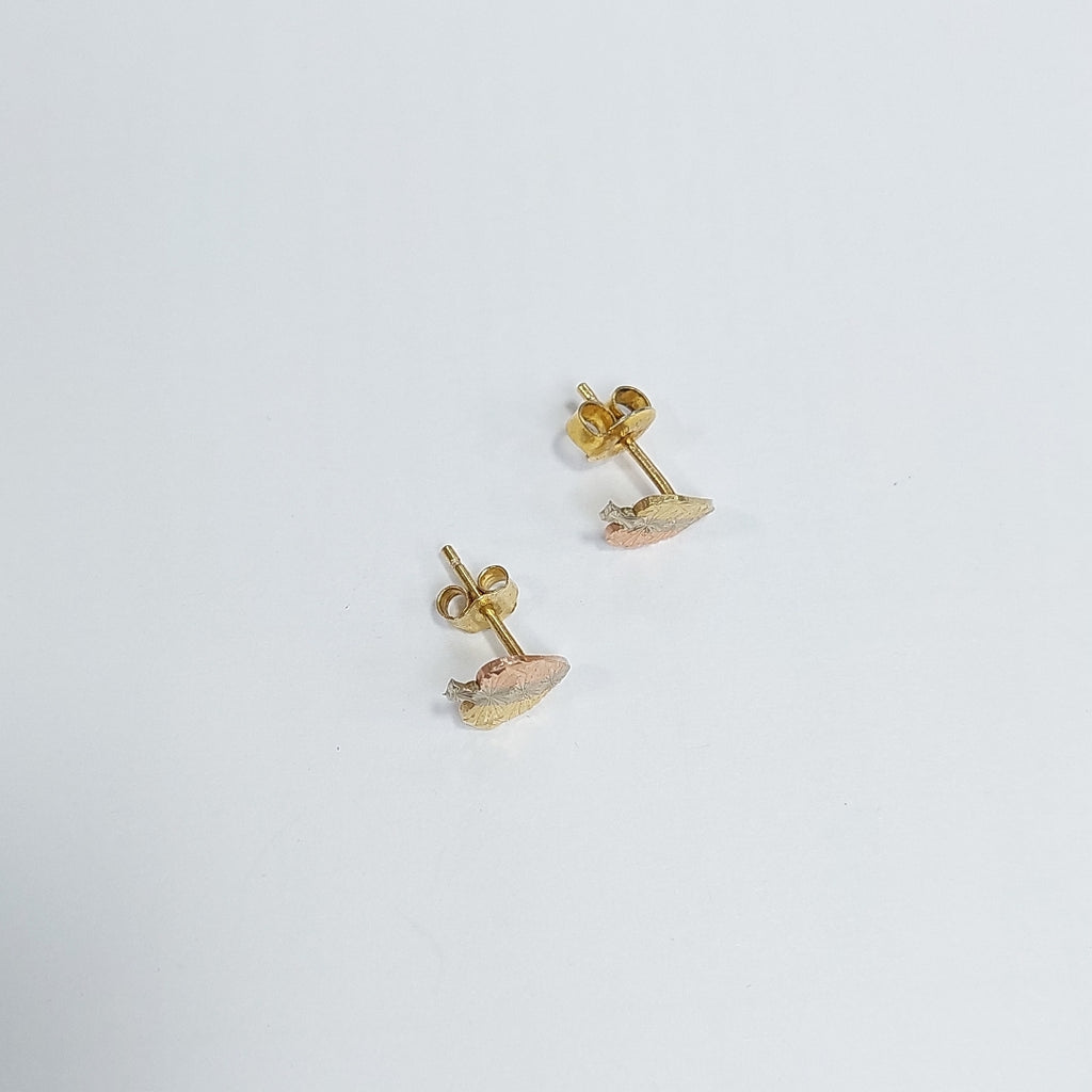 BROQUELES PAR ORO, ORO COMBINADO 14 K 1.2 GRMS (SEMINUEVO)
