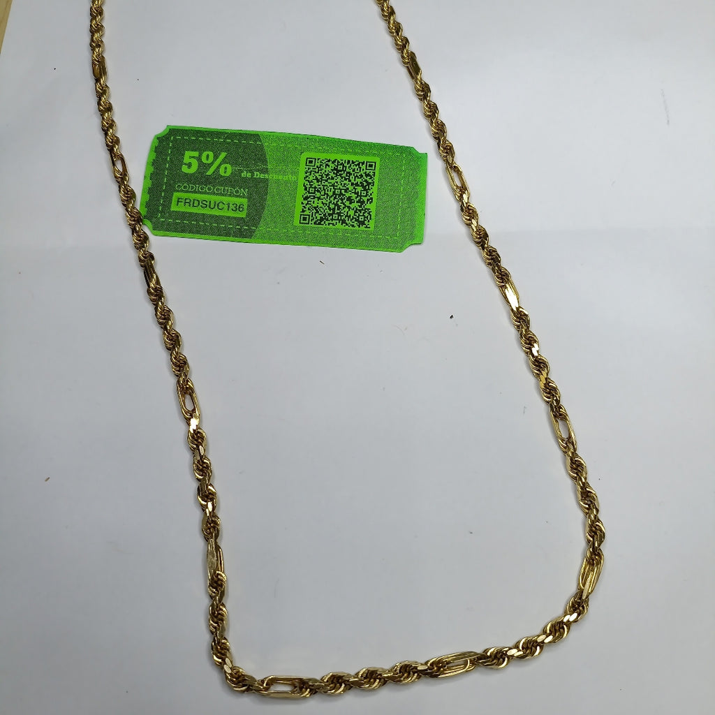 CADENA ORO 14 K 16.2 GRMS (SEMINUEVO)