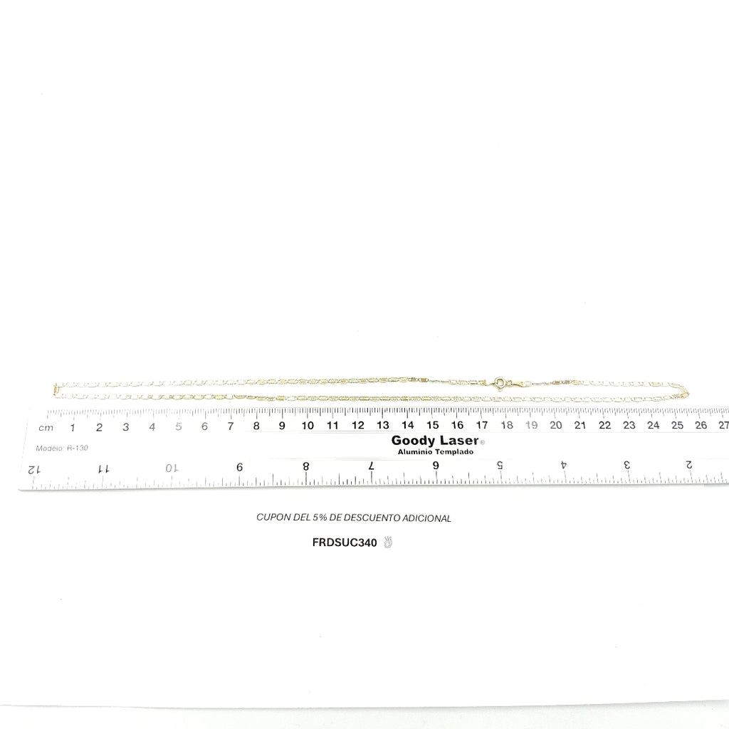 CADENA ORO,ORO COMBINADO 10 K 2,60 GRMS (SEMINUEVO)