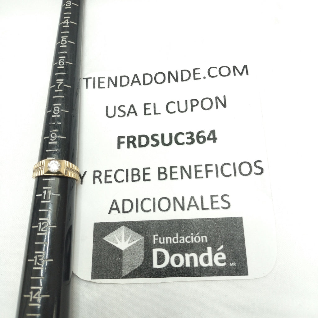 ANILLO ORO 14 K 4.4 GRMS (SEMINUEVO)