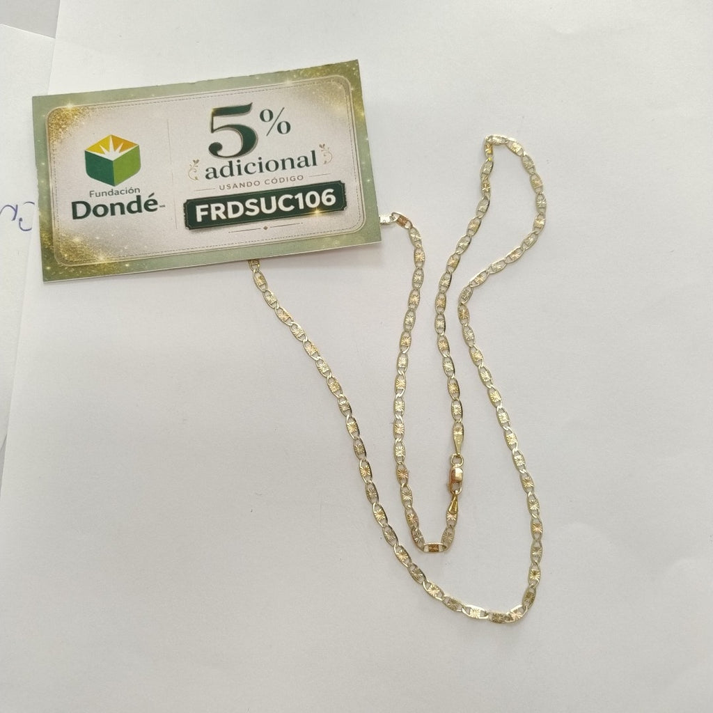 CADENA ORO COMBINADO 10 K 4.7 GRMS (SEMINUEVO)