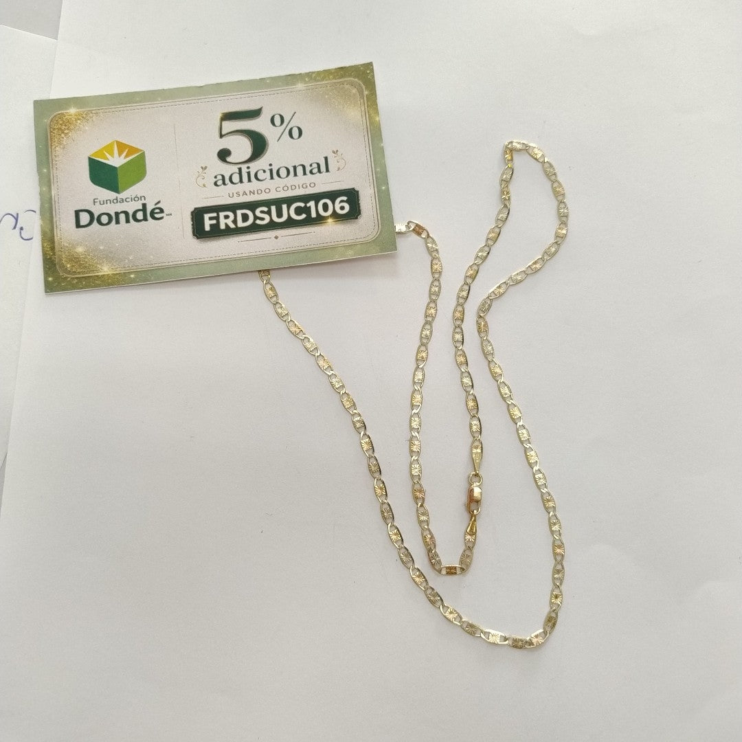 CADENA ORO COMBINADO 10 K 4.7 GRMS (SEMINUEVO)