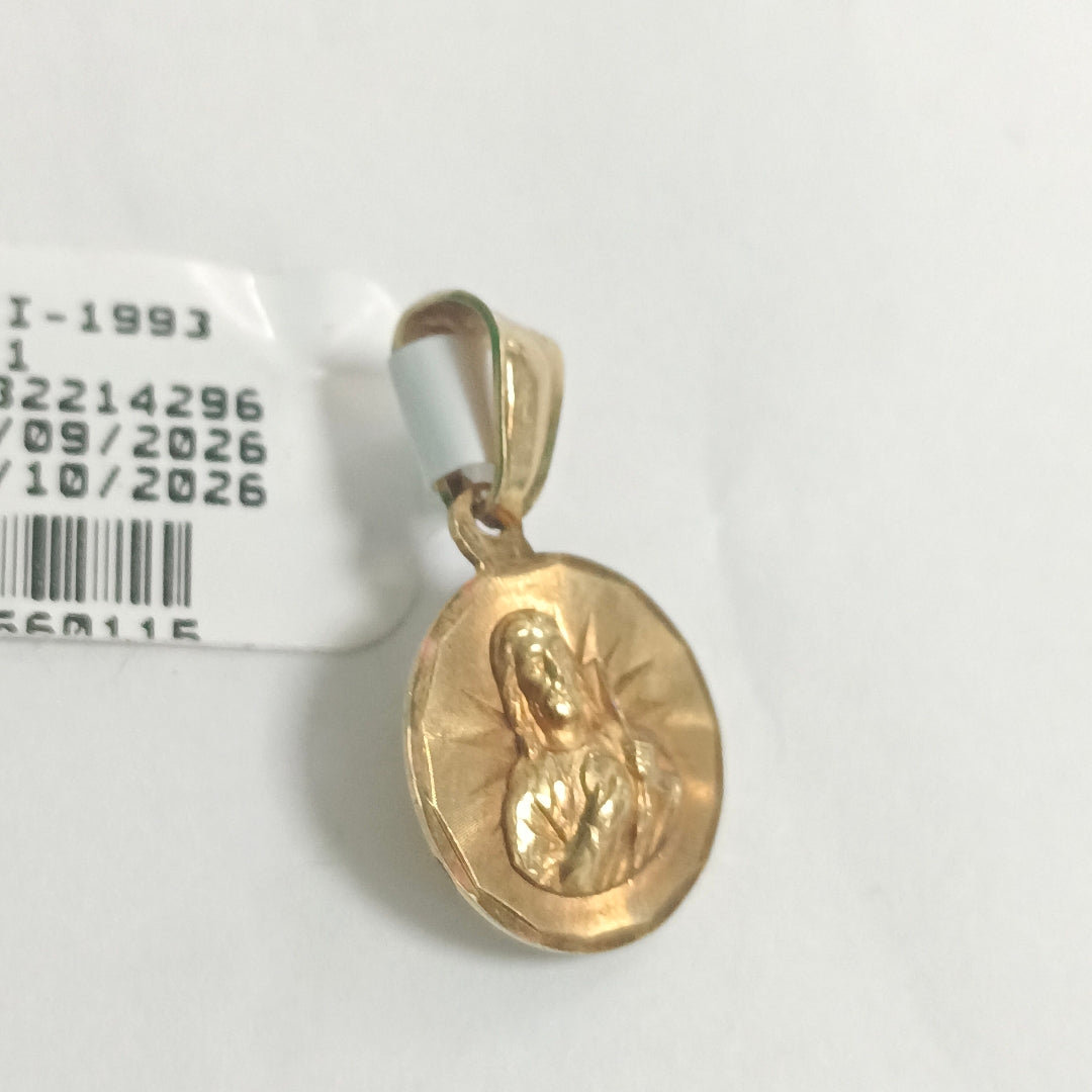 MEDALLA RELIGIOSA ORO 14 K 1.4 GRMS (SEMINUEVO)