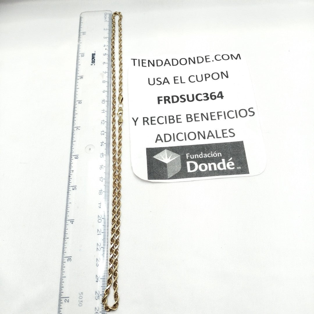 CADENA ORO 14 K 13,90 GRMS (SEMINUEVO)