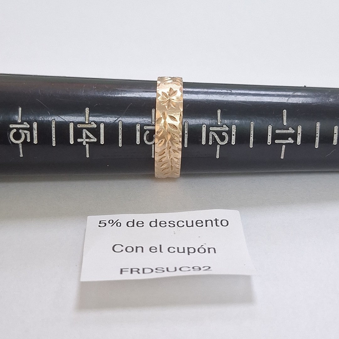 ARGOLLA ORO 10 K 4.1 GRMS (SEMINUEVO)