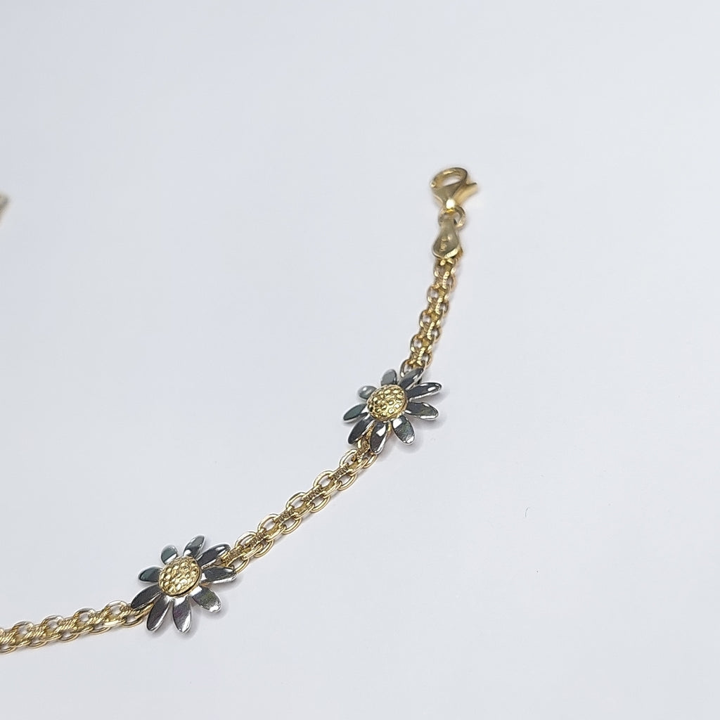 PULSERA ORO,ORO BLANCO 14 K 5,80 GRMS (SEMINUEVO)