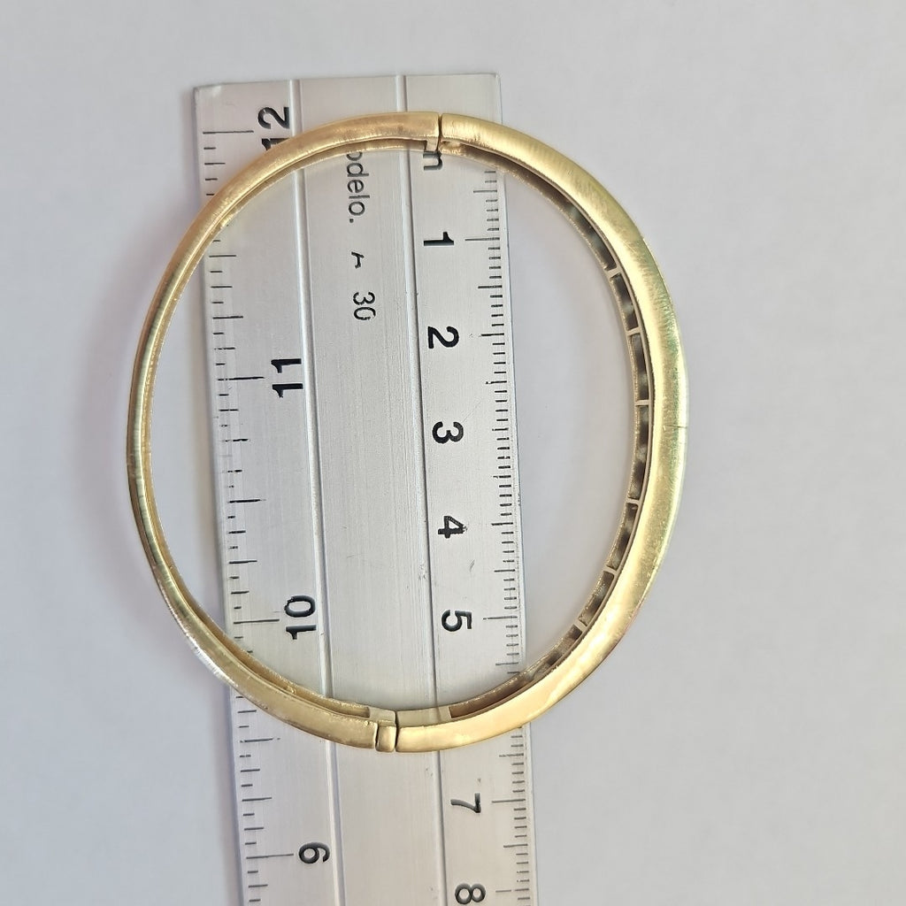 PULSERA RIGIDA ORO 14 K 15.4 GRMS (SEMINUEVO)