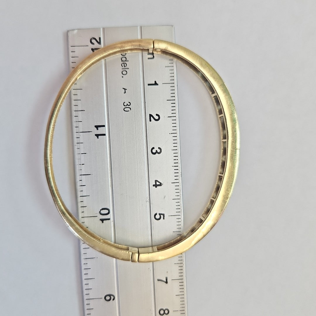 PULSERA RIGIDA ORO 14 K 15.4 GRMS (SEMINUEVO)
