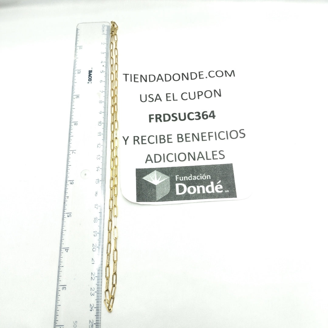 CADENA ORO 14 K 8,30 GRMS (SEMINUEVO)