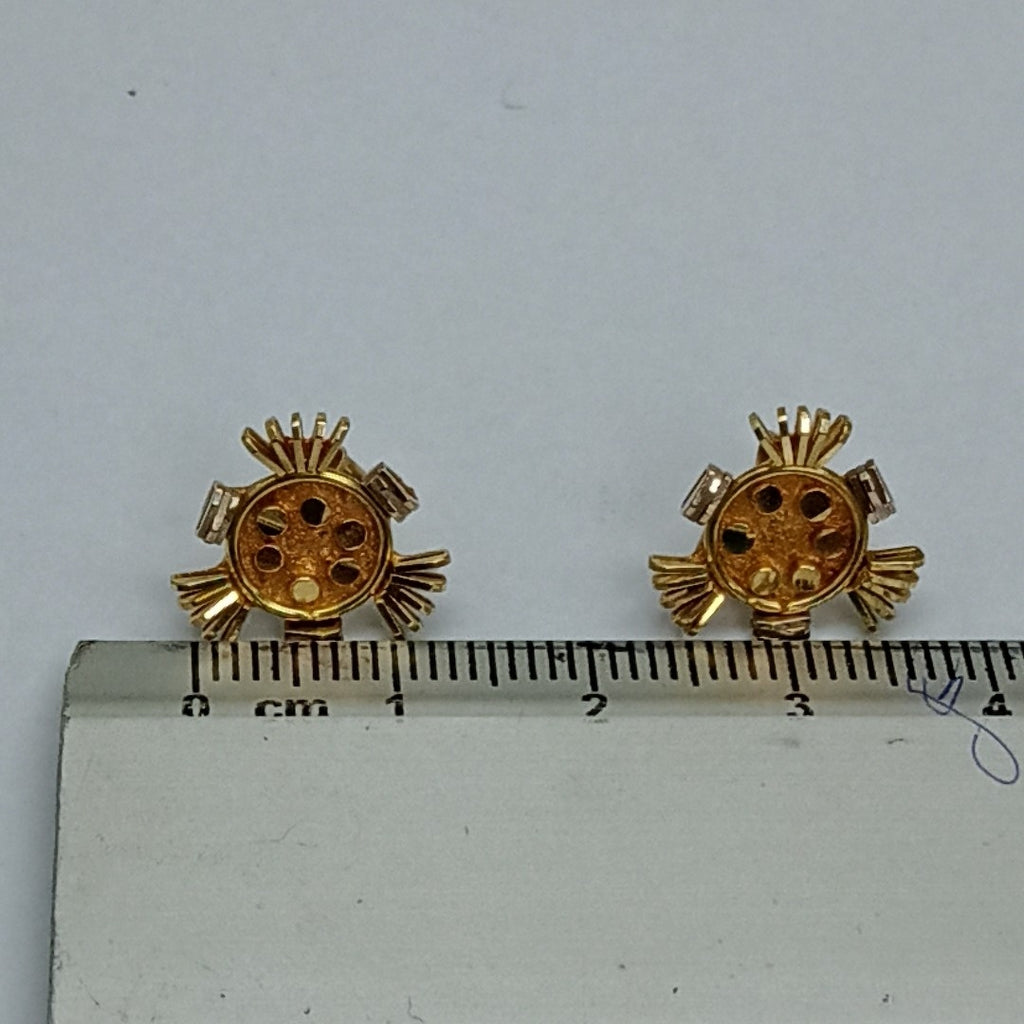 BROQUELES PAR ORO 14 K 2.7 GRMS (SEMINUEVO)