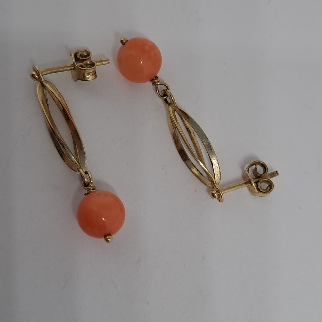ARETES PAR ORO 10 K 2 GRMS (SEMINUEVO)
