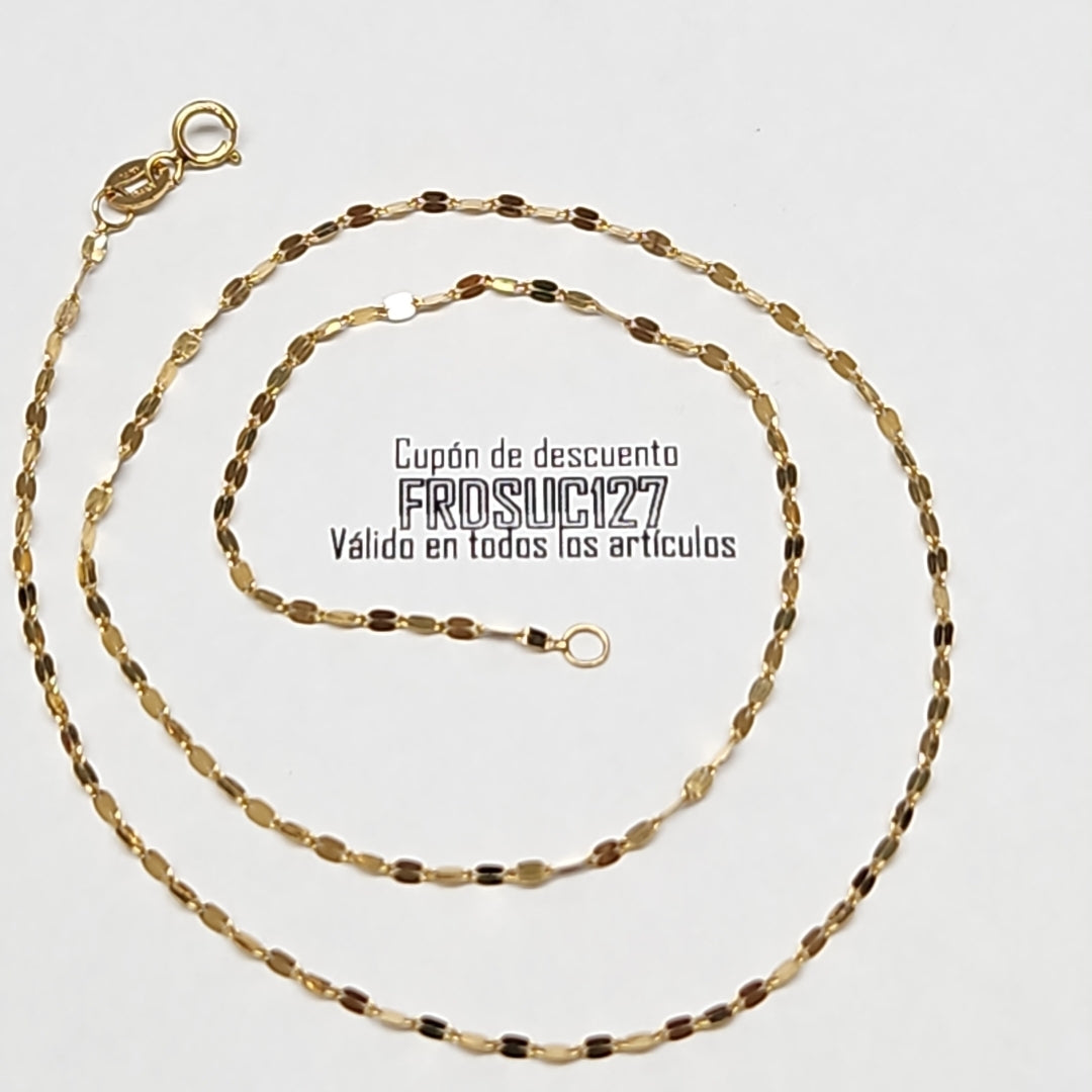 GARGANTILLA ORO 14 K 0.9 GRMS (SEMINUEVO)