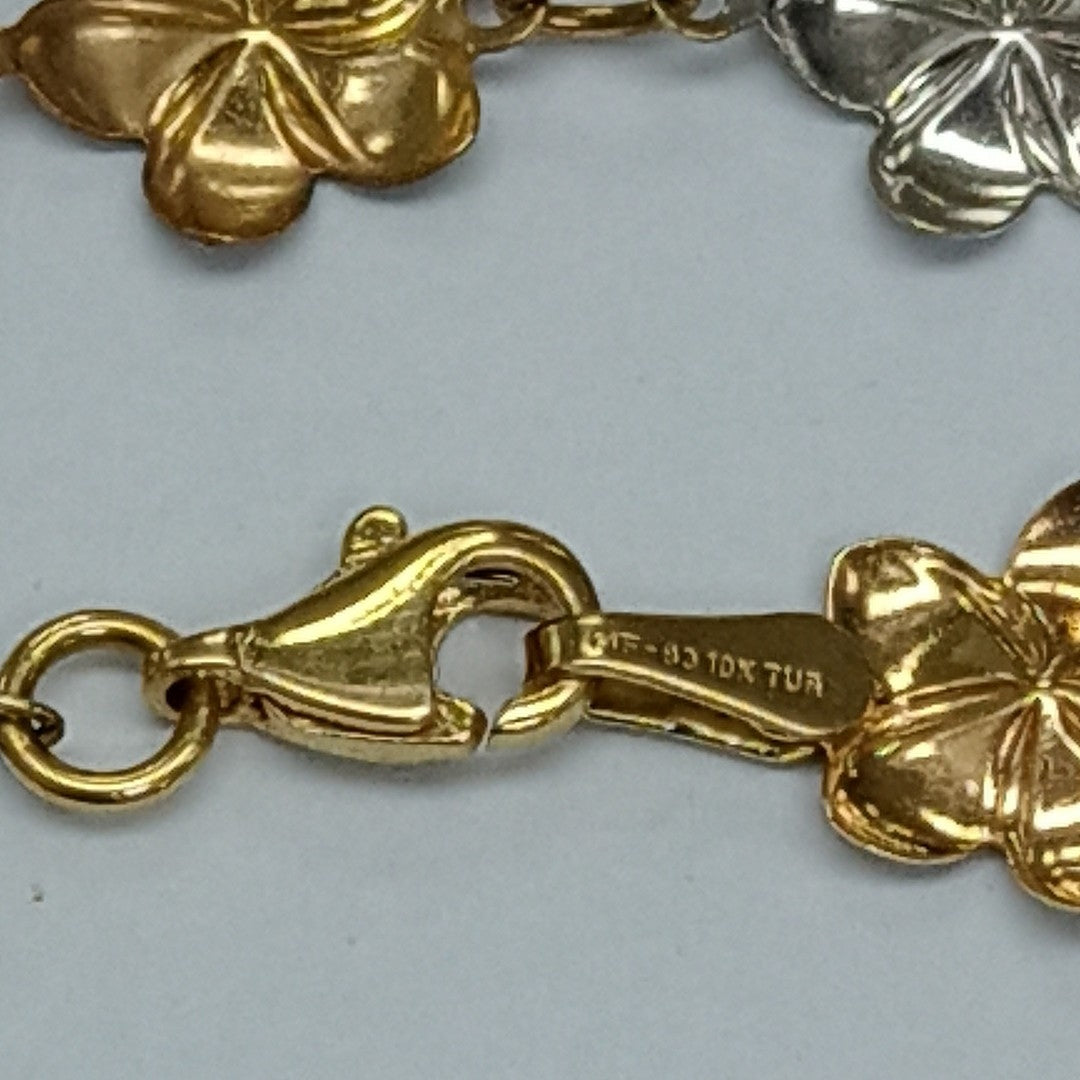 PULSERA ORO,RODIADO 10 K 3,10 GRMS (SEMINUEVO)