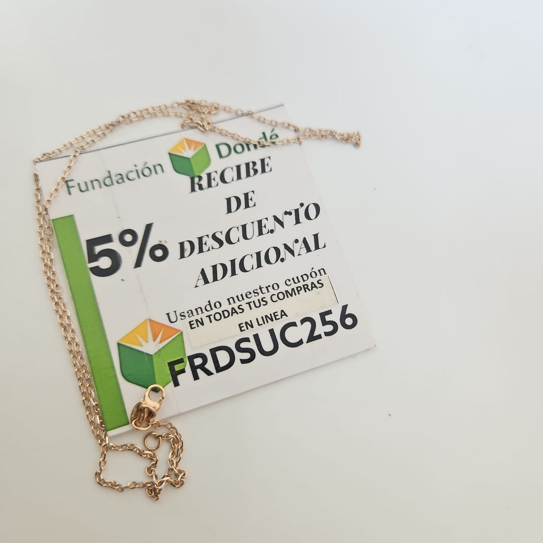 CADENA ORO 14 K 2.6 GRMS (SEMINUEVO)