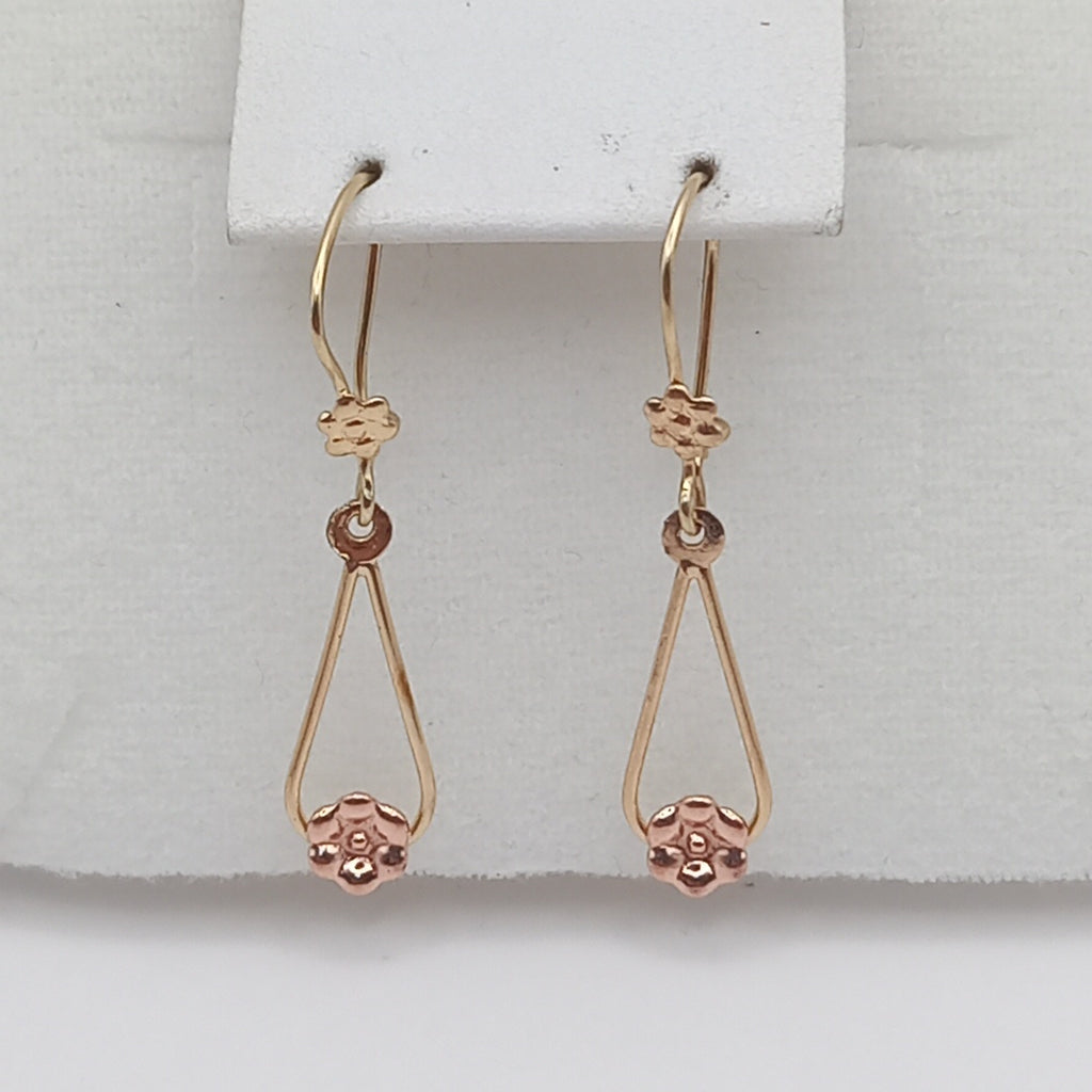 ARETES PAR ORO 10 K 1,30 GRMS (SEMINUEVO)
