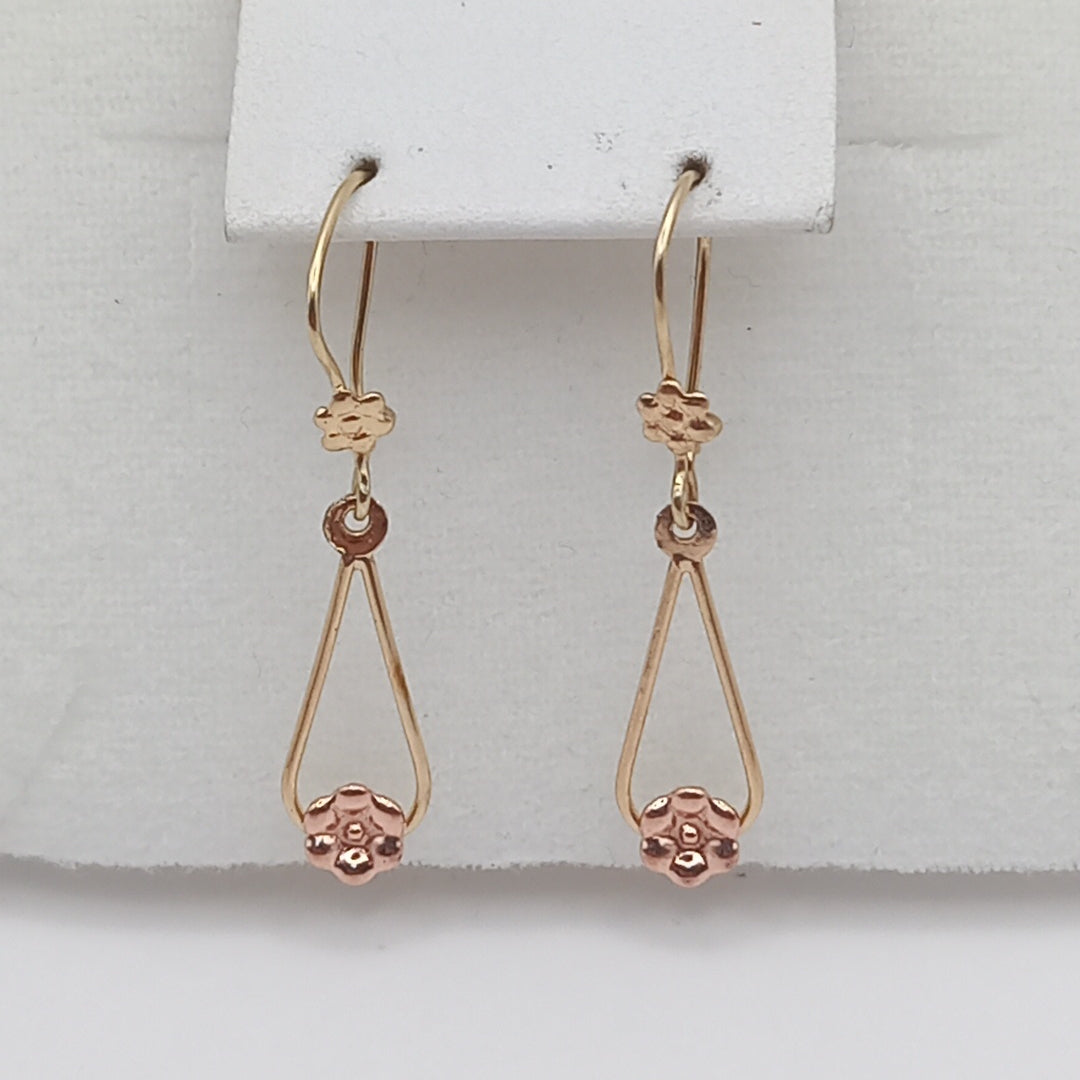 ARETES PAR ORO 10 K 1,30 GRMS (SEMINUEVO)