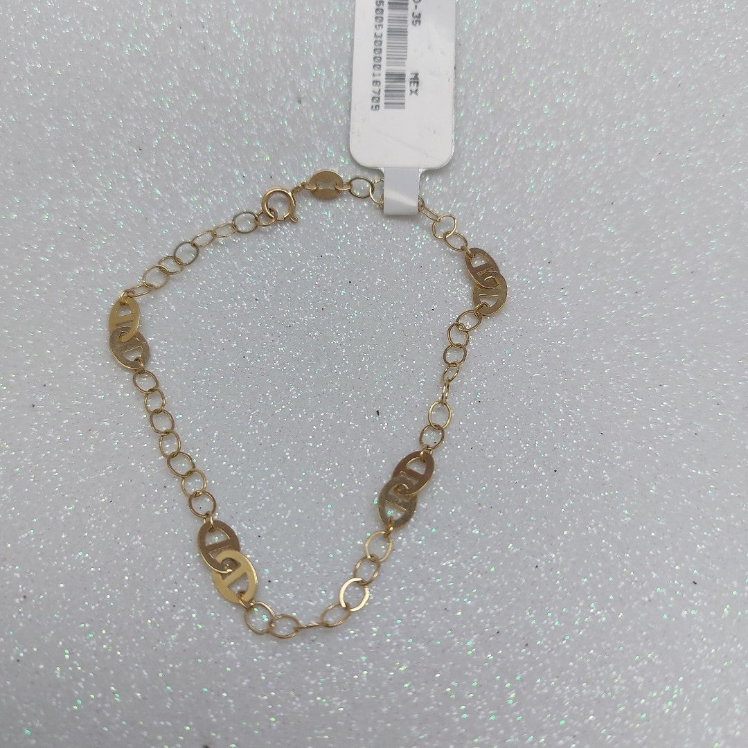 PULSERA ESPECIAL 14K 18 CM 1.6 GR (NUEVO)