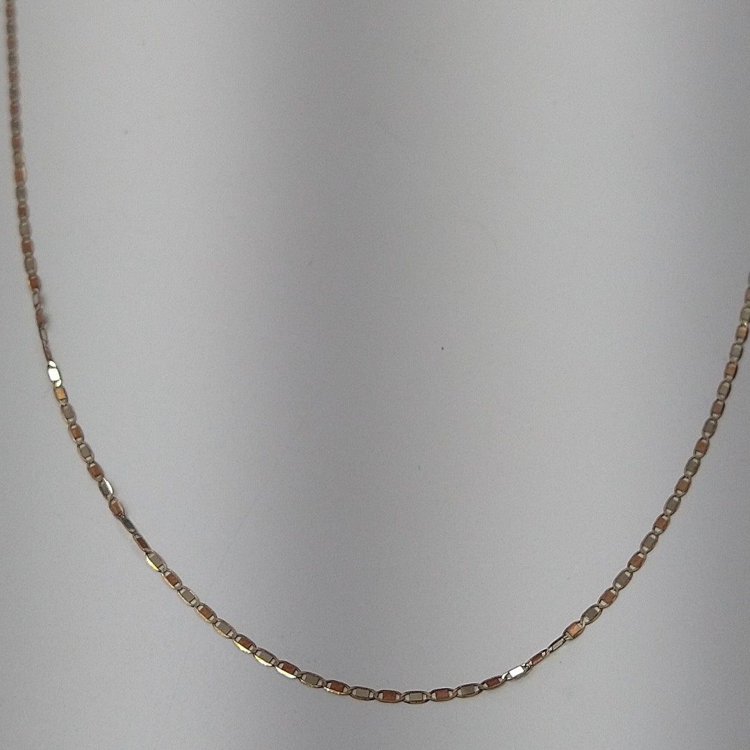 CADENA ORO COMBINADO 10 K 1.2 GRMS (SEMINUEVO)