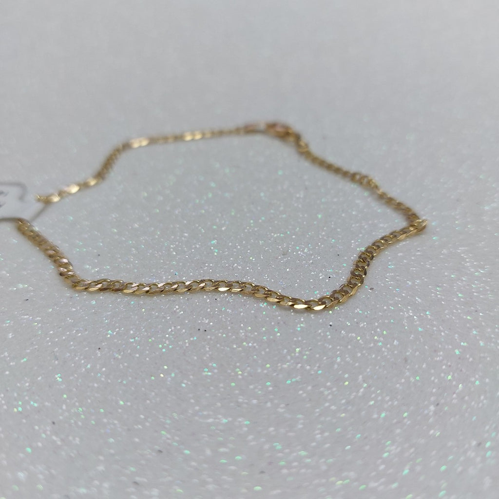 PULSERA BARBADA 14K 21 CM 2.3 GR (NUEVO)