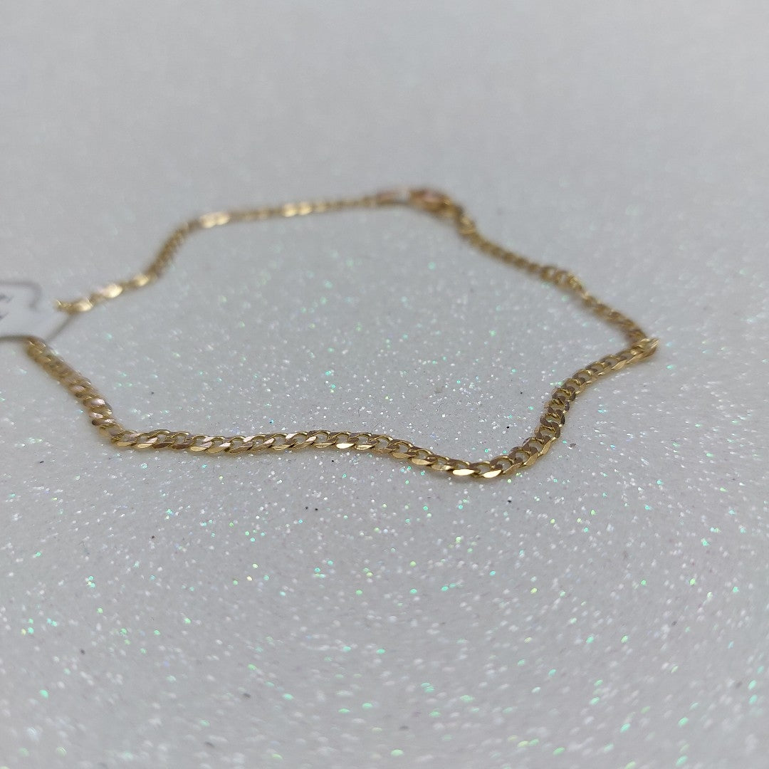 PULSERA BARBADA 14K 21 CM 2.3 GR (NUEVO)