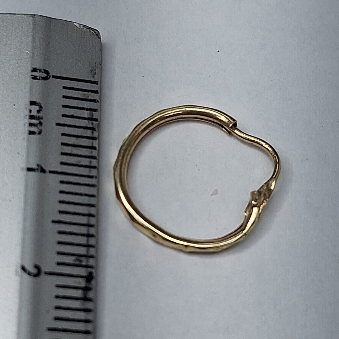 ARRACADAS PAR ORO 14 K 0,70 GRMS (SEMINUEVO)
