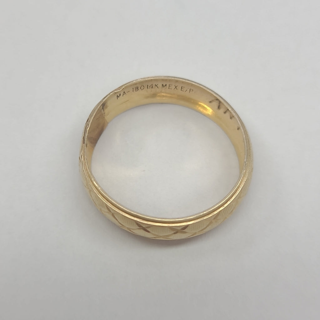 ARGOLLA ORO 14 K 1.7 GRMS (SEMINUEVO)