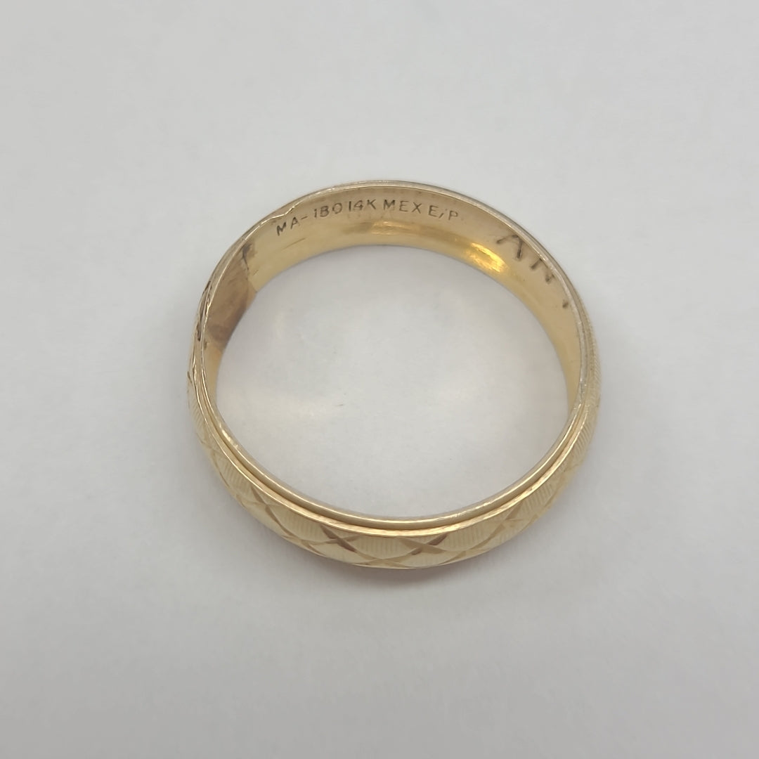 ARGOLLA ORO 14 K 1.7 GRMS (SEMINUEVO)