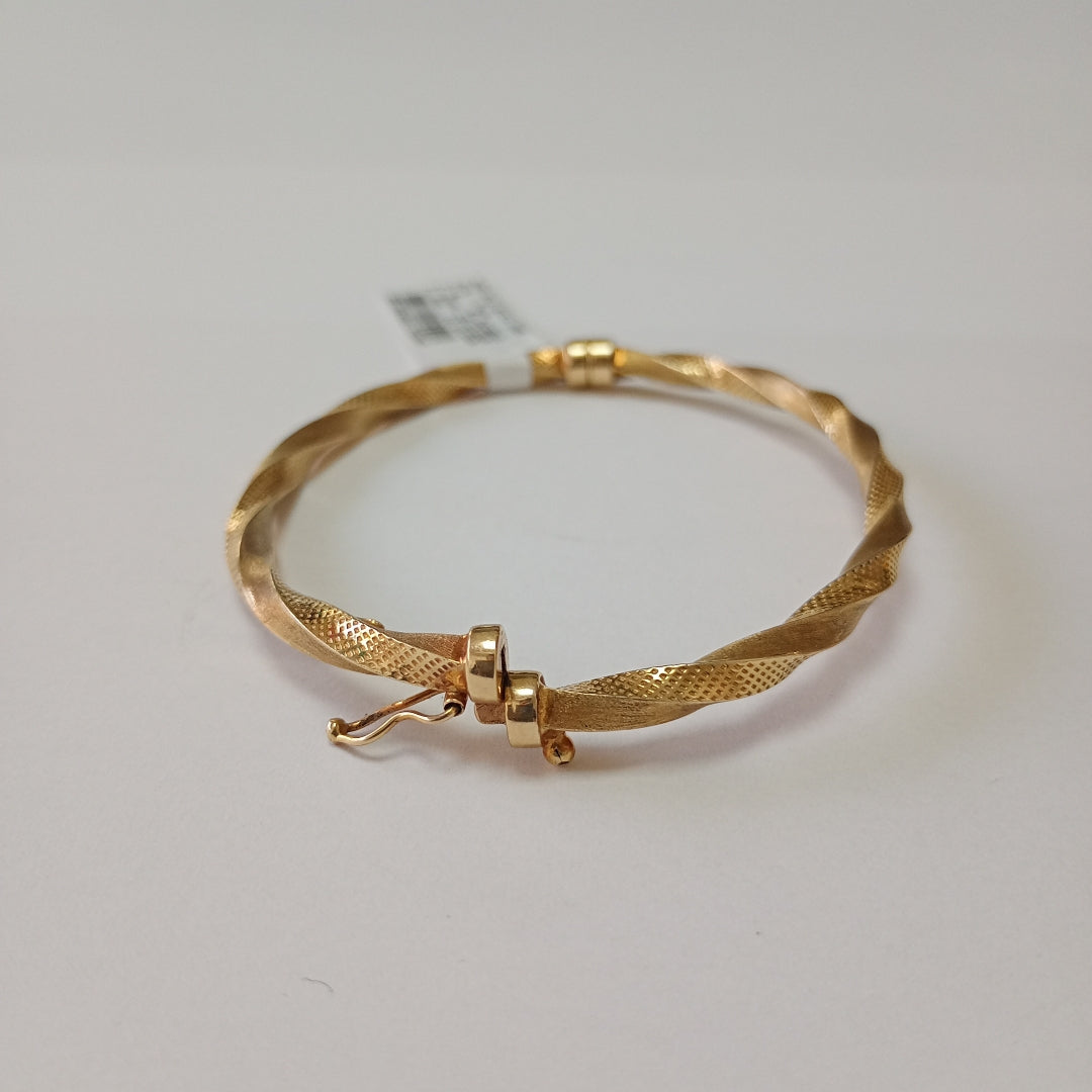 PULSERA RIGIDA ORO 14 K 6,20 GRMS (SEMINUEVO)