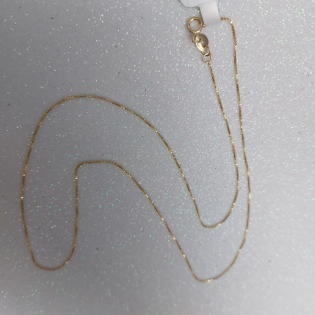 CADENA VENECIANO 14K 50 CM 1.6 GR (NUEVO)
