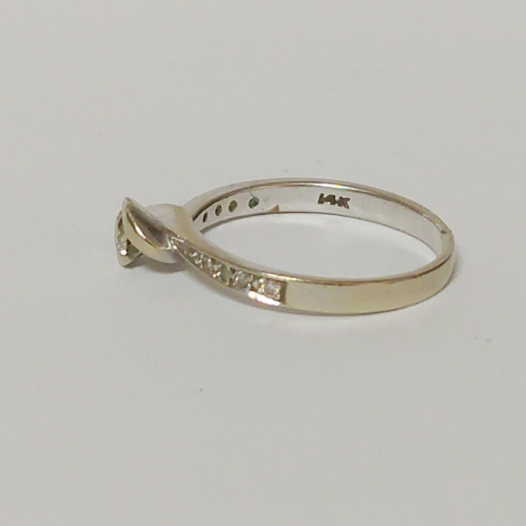 ANILLITO ORO BLANCO 14 K 2,30 GRMS (SEMINUEVO)