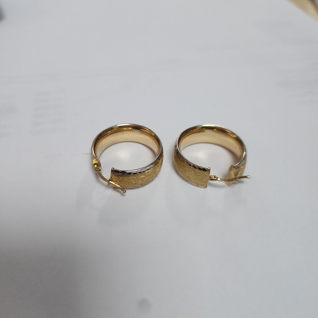 ARRACADAS PAR ORO 14 K 4,50 GRMS (SEMINUEVO)