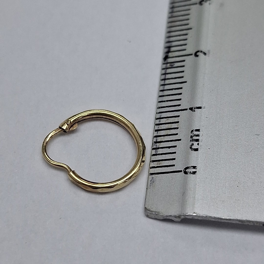 ARRACADAS PAR ORO 10 K 0.6 GRMS (SEMINUEVO)