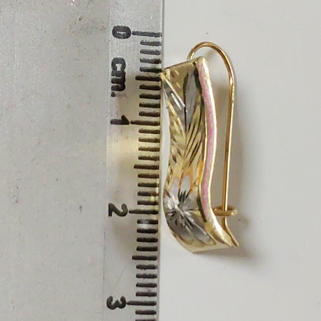 ARETES PAR ORO 10 K 1,30 GRMS (SEMINUEVO)