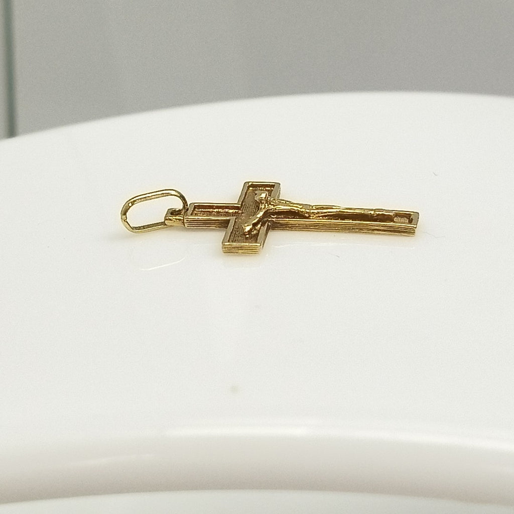 CRUCIFIJO ORO 14 K 1.7 GRMS (SEMINUEVO)