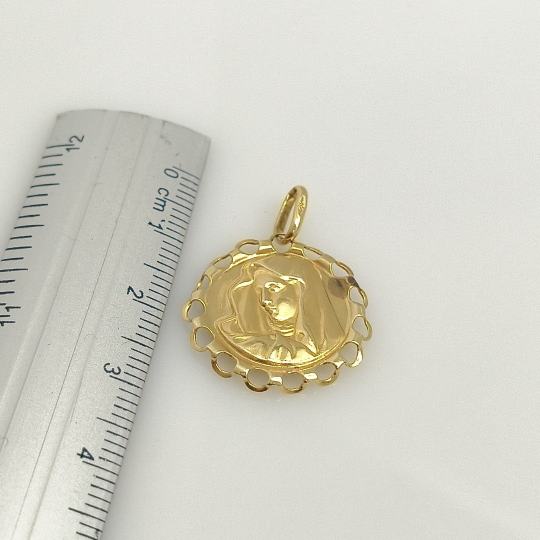 MEDALLA RELIGIOSA ORO 14 K 2,60 GRMS (SEMINUEVO)