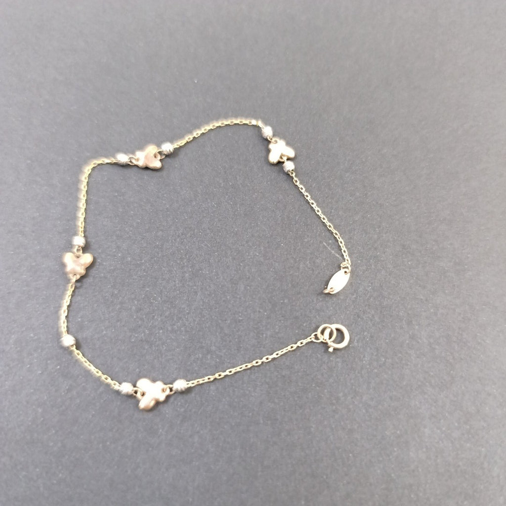 PULSERA ORO COMBINADO 10 K 1.2 GRMS (SEMINUEVO)