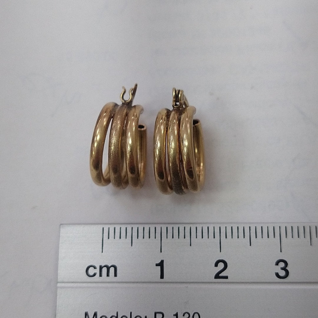 ARRACADAS PAR ORO 10 K 3.8 GRMS (SEMINUEVO)