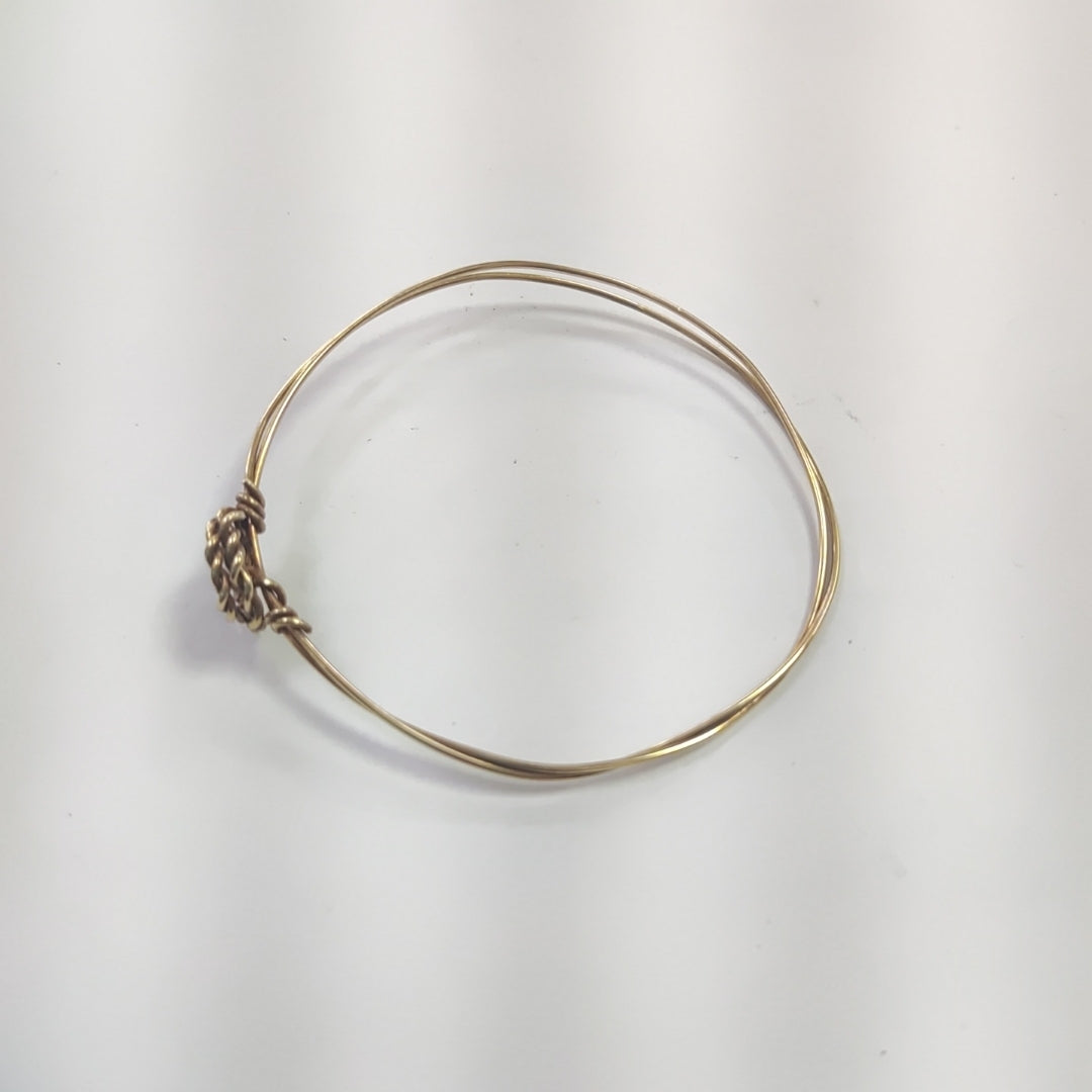 PULSERA RIGIDA ORO 14 K 5.2 GRMS (SEMINUEVO)